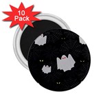 Spider web and ghosts pattern 2.25  Magnets (10 pack)  Front