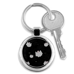 Spider Web And Ghosts Pattern Key Chains (round)  by Valentinaart