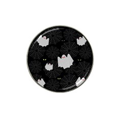 Spider Web And Ghosts Pattern Hat Clip Ball Marker by Valentinaart