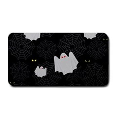 Spider Web And Ghosts Pattern Medium Bar Mats by Valentinaart