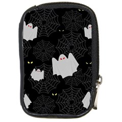 Spider Web And Ghosts Pattern Compact Camera Cases by Valentinaart