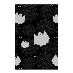 Spider Web And Ghosts Pattern Shower Curtain 48  X 72  (small)  by Valentinaart