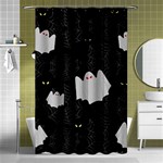 Spider web and ghosts pattern Shower Curtain 48  x 72  (Small)  Curtain(48  X 72 ) - 42.18 x64.8  Curtain(48  X 72 )