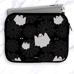 Spider Web And Ghosts Pattern Apple Ipad 2/3/4 Zipper Cases by Valentinaart