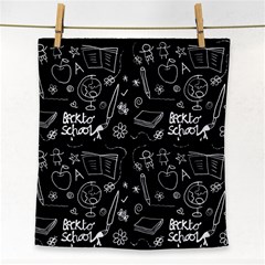 Back To School Face Towel by Valentinaart