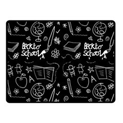 Back To School Fleece Blanket (small) by Valentinaart