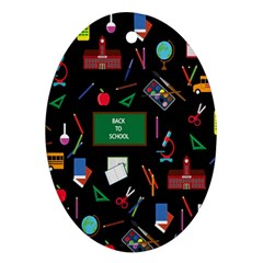 Back to School Ornament (Oval)