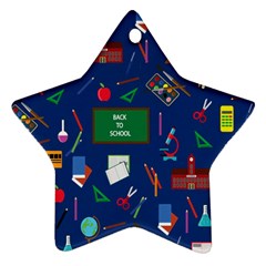 Back To School Ornament (star) by Valentinaart