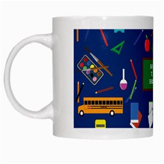 Back To School White Mugs by Valentinaart