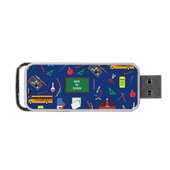 Back To School Portable Usb Flash (one Side) by Valentinaart