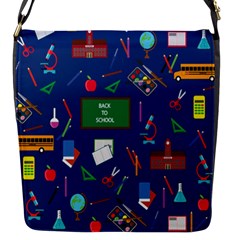 Back To School Flap Messenger Bag (s) by Valentinaart