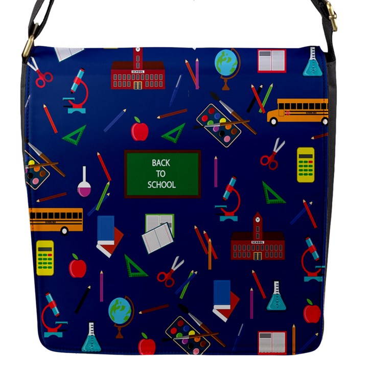 Back to School Flap Messenger Bag (S)