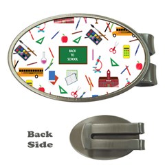 Back To School Money Clips (oval)  by Valentinaart