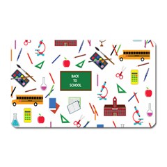 Back To School Magnet (rectangular) by Valentinaart