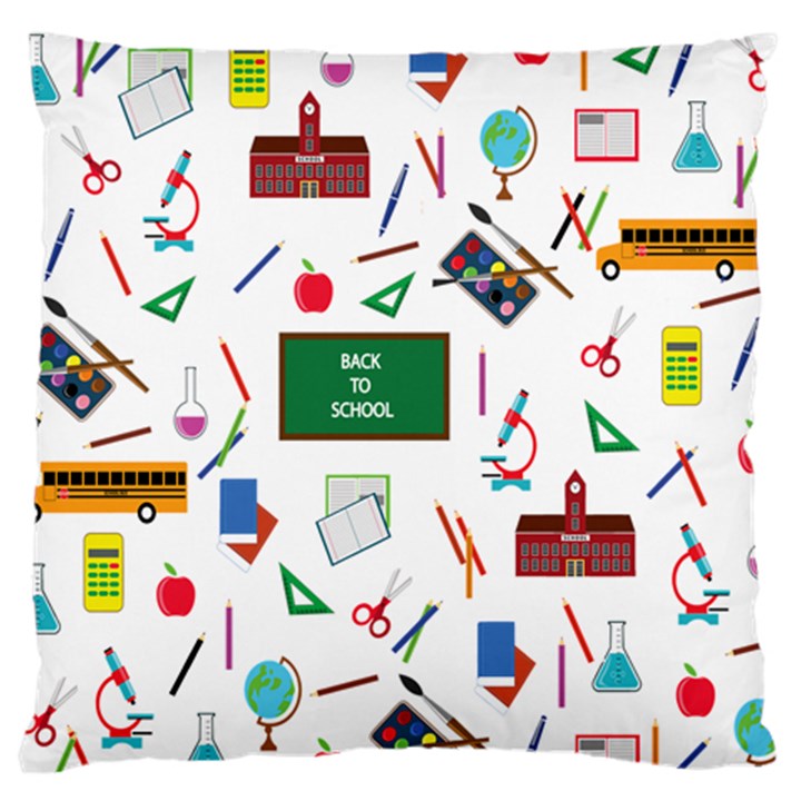 Back to School Large Cushion Case (Two Sides)