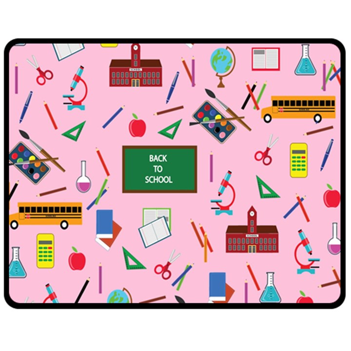 Back to School Fleece Blanket (Medium) 