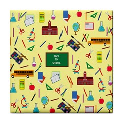 Back To School Tile Coasters by Valentinaart