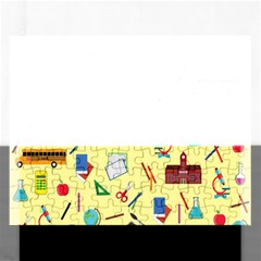 Back To School Rectangular Jigsaw Puzzl by Valentinaart