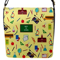 Back To School Flap Messenger Bag (s) by Valentinaart