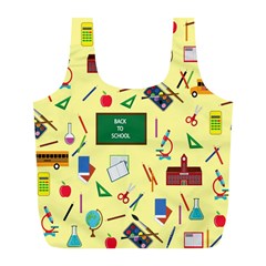 Back To School Full Print Recycle Bags (l)  by Valentinaart