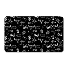 Skeleton Pattern Magnet (rectangular) by Valentinaart