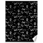 Skeleton pattern Canvas 12  x 16   11.86 x15.41  Canvas - 1