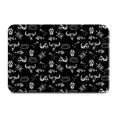 Skeleton Pattern Plate Mats by Valentinaart