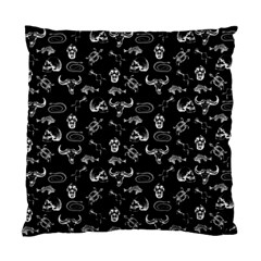 Skeleton Pattern Standard Cushion Case (one Side) by Valentinaart