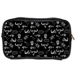 Skeleton Pattern Toiletries Bags 2-side by Valentinaart