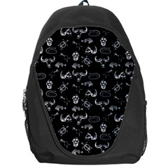 Skeleton Pattern Backpack Bag by Valentinaart