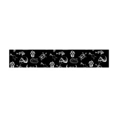 Skeleton Pattern Flano Scarf (mini) by Valentinaart