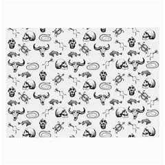 Skeleton pattern Large Glasses Cloth