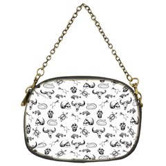 Skeleton pattern Chain Purses (One Side) 