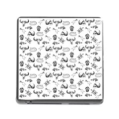 Skeleton pattern Memory Card Reader (Square)