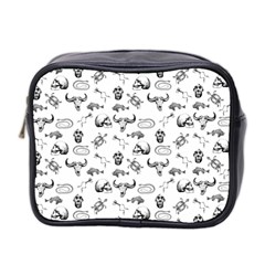 Skeleton pattern Mini Toiletries Bag 2-Side