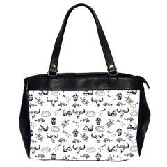 Skeleton pattern Office Handbags (2 Sides) 