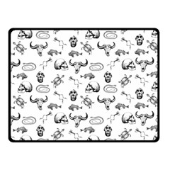 Skeleton pattern Fleece Blanket (Small)