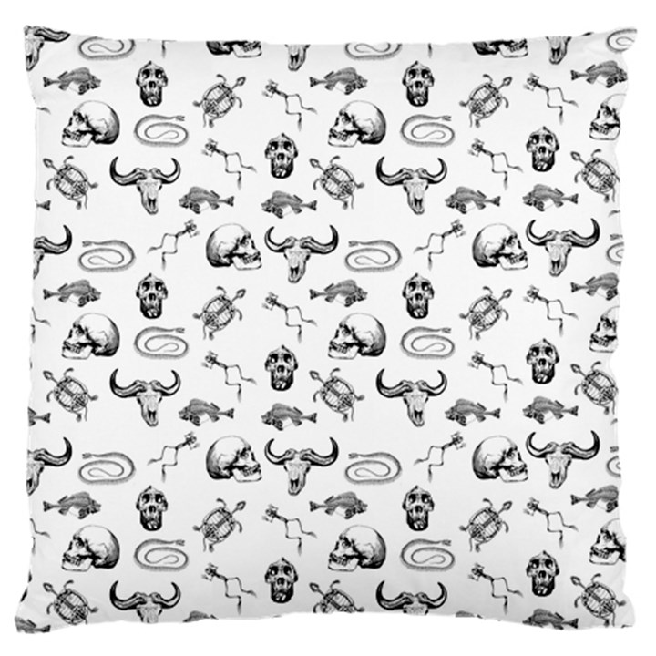 Skeleton pattern Large Cushion Case (Two Sides)