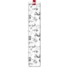 Skeleton pattern Large Book Marks