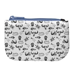 Skeleton pattern Large Coin Purse