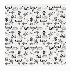 Skeleton Pattern Medium Glasses Cloth by Valentinaart