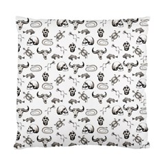 Skeleton Pattern Standard Cushion Case (two Sides) by Valentinaart