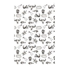 Skeleton Pattern Shower Curtain 48  X 72  (small)  by Valentinaart