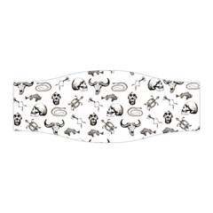 Skeleton Pattern Stretchable Headband by Valentinaart