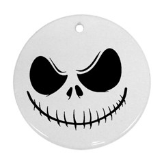 Halloween Round Ornament (two Sides)