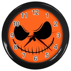 Halloween Wall Clocks (black) by Valentinaart