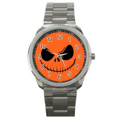 Halloween Sport Metal Watch by Valentinaart