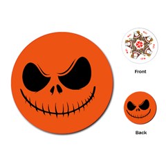 Halloween Playing Cards (round) 