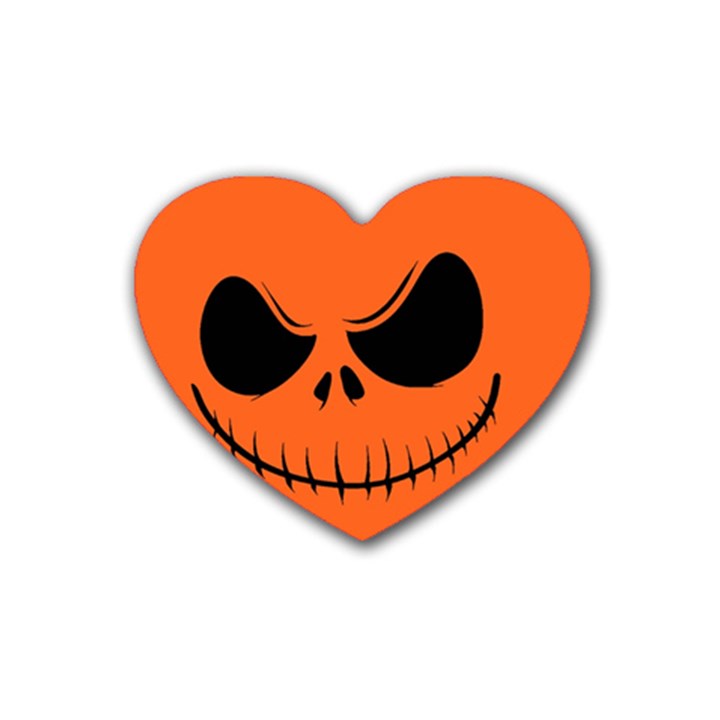 Halloween Heart Coaster (4 pack) 