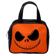 Halloween Classic Handbags (one Side) by Valentinaart